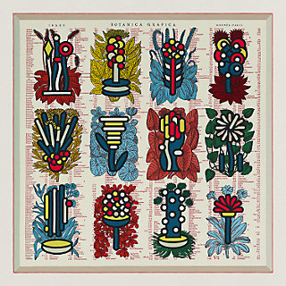 HERMES エルメス Botanica Grafica カシシル140 Botanica Grafica shawl 140 | Hermès Singapore